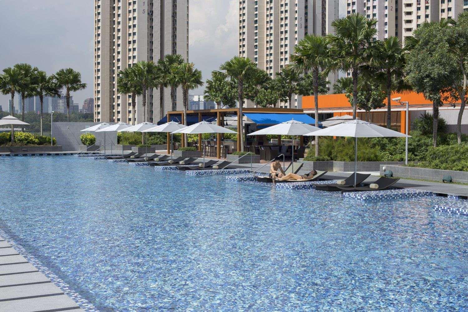 วัน ฟาร์เรอร์ โฮเทล Hotel สิงคโปร์ ภายนอก รูปภาพ The swimming pool at the complex